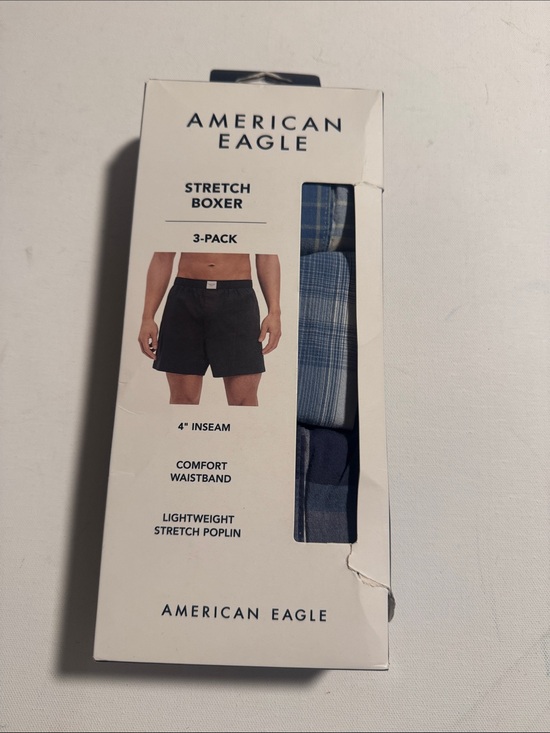 Other - American Eagle Boxers Mens XS 3 Pack Blue